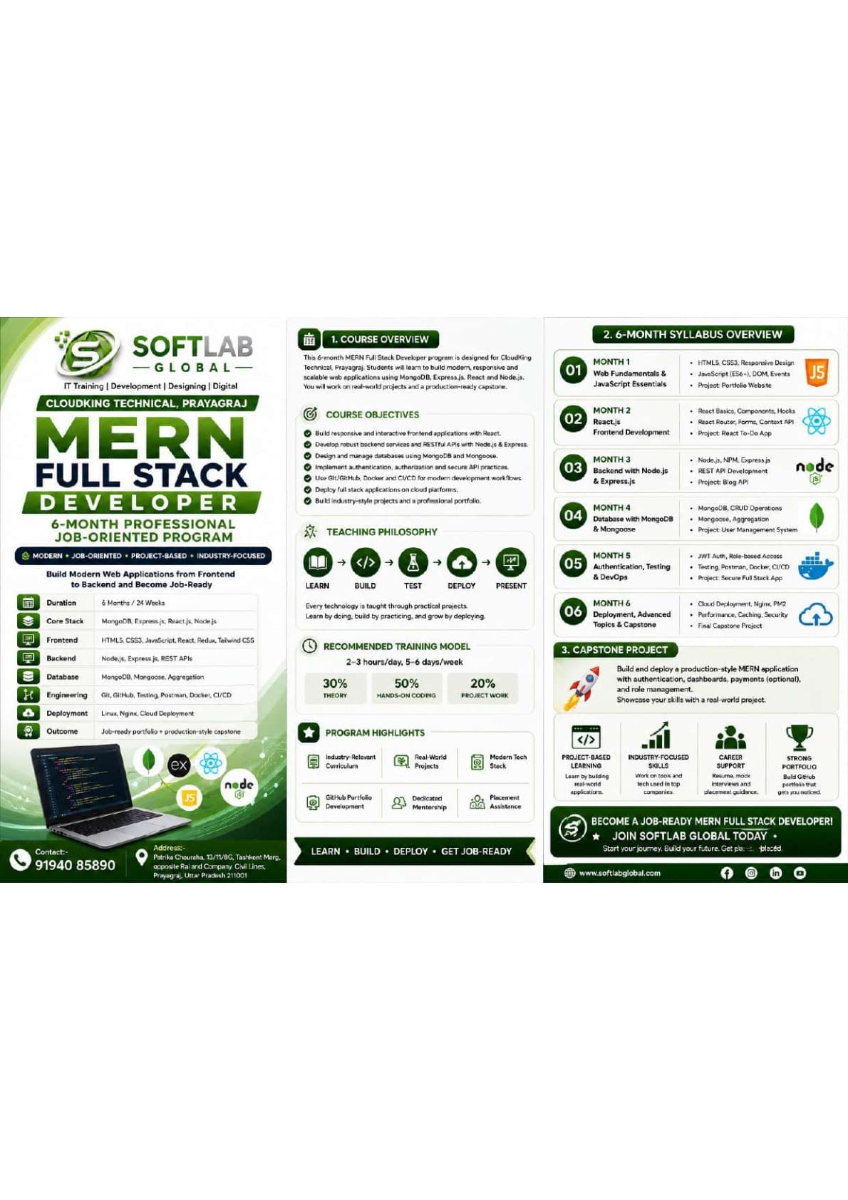 Certified Full Stack Web Development (MERN & Next.js Professional)
