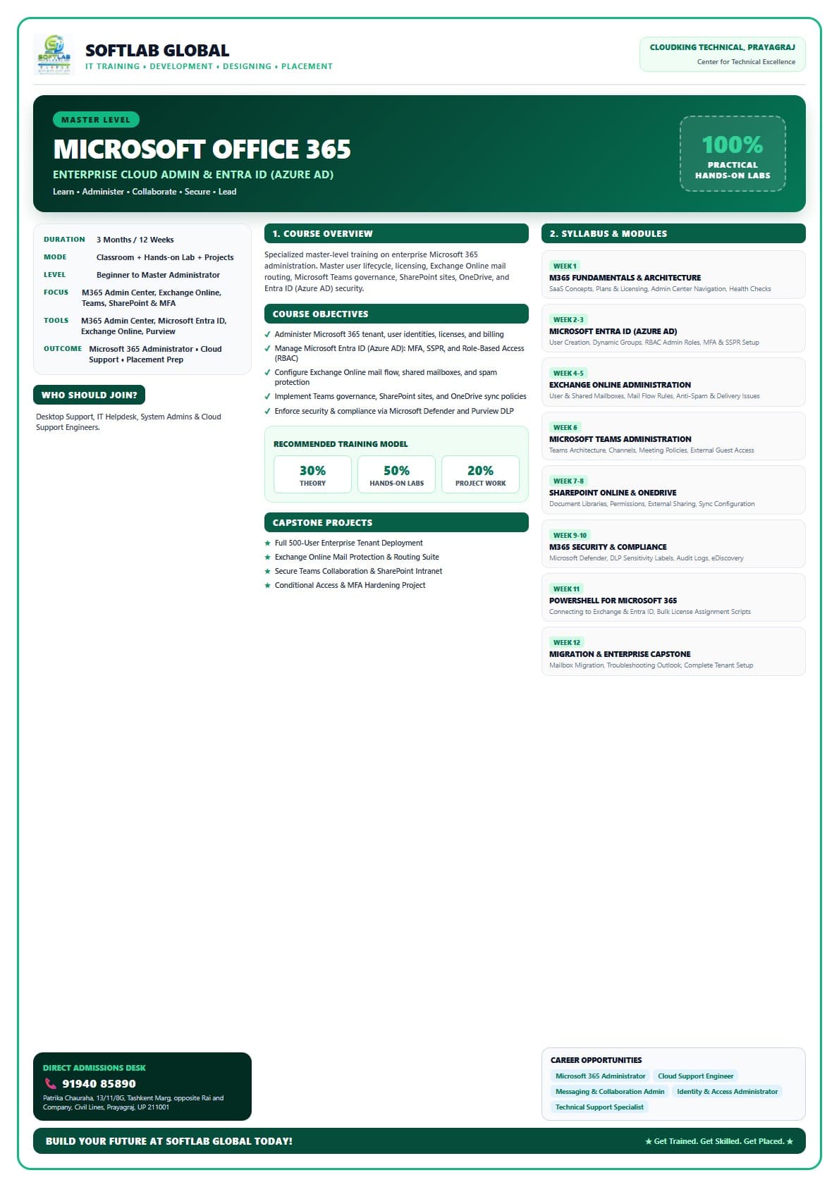 Certified Microsoft Office 365 & Modern Workplace Administrator